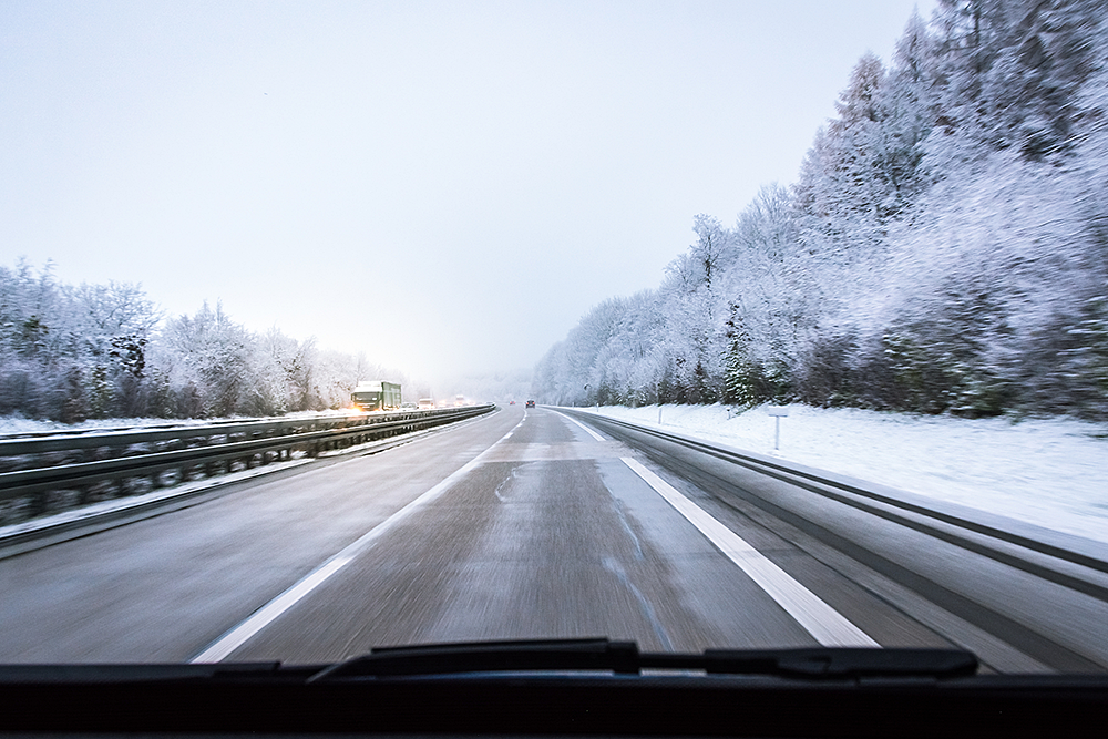 road with ice